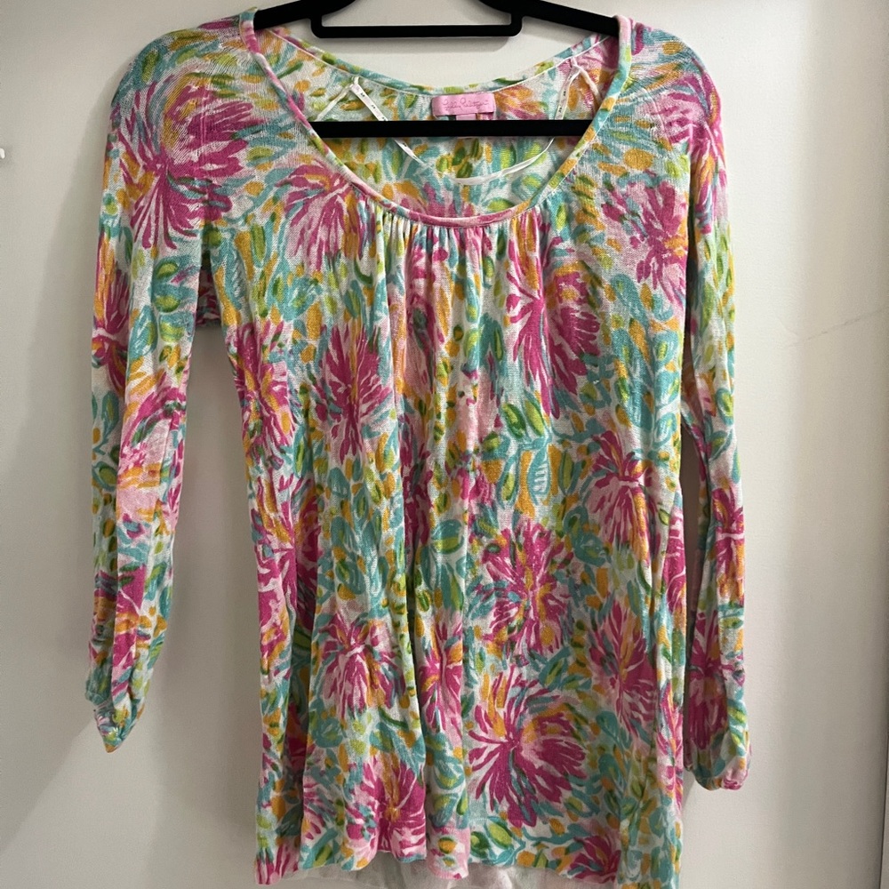 Floral Lilly Pulitzer sweater